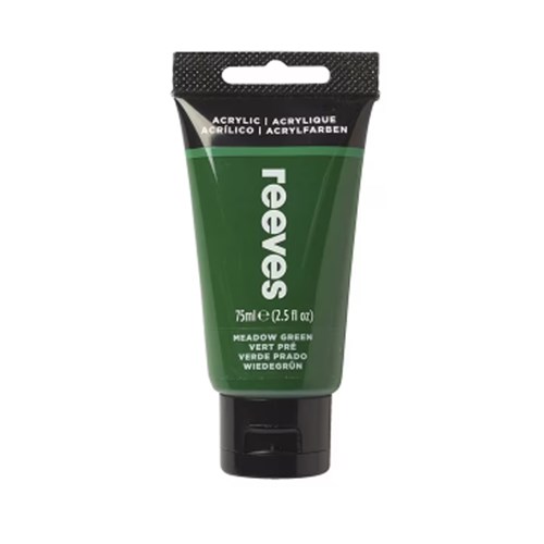504986 - REEVES ACRYLIC ARTIST PAINT 75ml Grass Green
